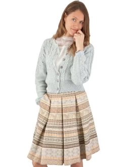 Strickjacke Kr&uuml;ger Dori Hellblau