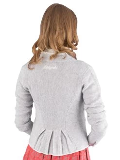 Strickjacke Mit Sch&ouml;&szlig;chen Lieblingsst&uuml;ck ZajaL Silber -Trachten Verkauf strickjacke mit schoesschen lieblingsstueck zajal silber4