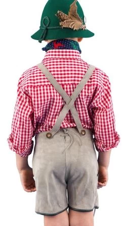 St&uuml;tzle Kinderlederhose Kurz Grau 60.010 -Trachten Verkauf stuetzle kinderlederhose kurz grau 600104