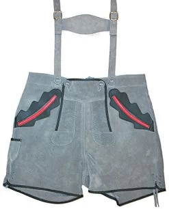 St&uuml;tzle Kinderlederhose Kurz Grau 60.010 -Trachten Verkauf stuetzle kinderlederhose kurz grau 600105