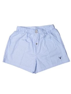 Trachten Boxershort Blau Karo Pure