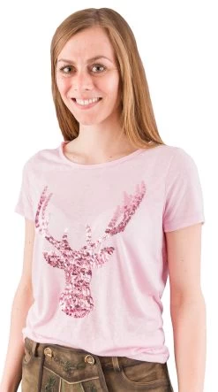 Trachten T-Shirt Hangowear Vanda Rose