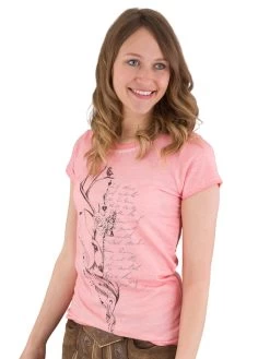 Trachten T-Shirt MarJo CW-6-Ulla Peach