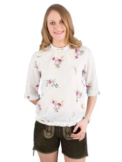 Trachtenbluse Berwin & Wolff 39507 Ecru Bunt