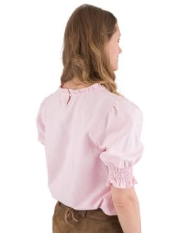 Trachtenbluse Berwin & Wolff Rosa/wei&szlig; Gestreift -Trachten Verkauf trachtenbluse berwin wolff rosa weiss gestreift3