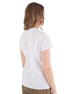 Trachtenbluse Bestickt H.moser Babet Wei&szlig; -Trachten Verkauf trachtenbluse bestickt hmoser babet weiss4