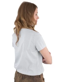 Trachtenbluse Felicitas Babet Wei&szlig;/himmel Gestreift -Trachten Verkauf trachtenbluse felicitas babet weiss himmel gestreift5