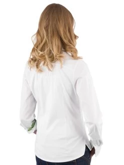 Trachtenbluse Kaiserj&auml;ger 2215/B6S/LL Weiss Gr&uuml;n -Trachten Verkauf trachtenbluse kaiserjaeger 2215 b6s ll weiss gruen3