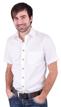 Trachtenhemd 25112719 Weiss