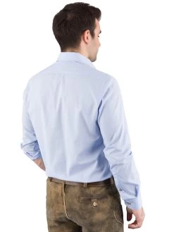 Trachtenhemd Arido 2885 1494 Blau 53 -Trachten Verkauf trachtenhemd arido 2885 1494 blau 53 farbe blau3