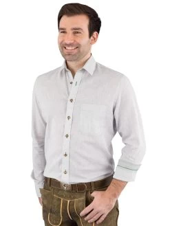 Trachtenhemd Arido 2886 3115 Grau