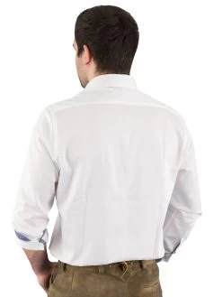 Trachtenhemd Arido 2899 3295 30 Wei&szlig; Blau -Trachten Verkauf trachtenhemd arido 2899 3295 30 weiss blau farbe weiss3