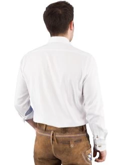 Trachtenhemd Arido 2901 2719 Weiss Blau 30 -Trachten Verkauf trachtenhemd arido 2901 2719 weiss blau 30 farbe weiss3