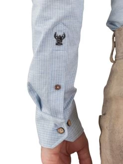 Trachtenhemd Gweih & Silk Alpsee 03/222 Hellblau -Trachten Verkauf trachtenhemd gweih silk alpsee 03 222 hellblau5