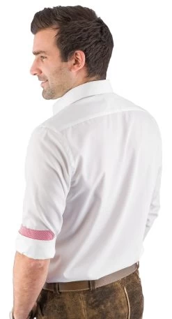 Trachtenhemd La Arido 2830 255 Wei&szlig; Rot 50 -Trachten Verkauf trachtenhemd la arido 2830 255 weiss rot 50 farbe weiss 173
