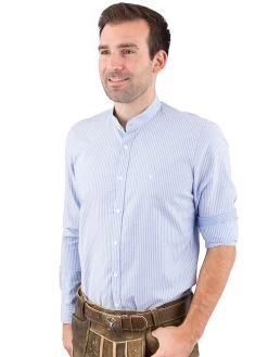 Trachtenhemd Pure C62623-21617 Hellblau