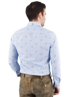 Trachtenhemd Pure Slim Fit C52606-21392 Blau 170 -Trachten Verkauf trachtenhemd pure slim fit c52606 21392 blau 170 farbe blau 13