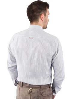Trachtenhemd Pure Slim Fit C62620-21616 Streifen Mittelblau -Trachten Verkauf trachtenhemd pure slim fit c62620 21616 streifen mittelblau farbe blau 13