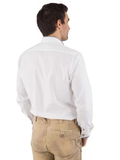 Trachtenhemd Stehkragenhemd Arido 2807-3708 Weiss Blau 31 -Trachten Verkauf trachtenhemd stehkragenhemd arido 2807 3708 weiss blau 315