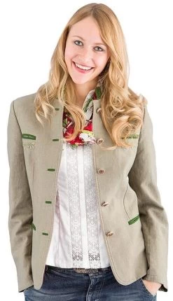 Trachtenjacke AINAWP J&auml;gerleinen