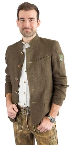 Trachtenjacke Amadeus Oliv