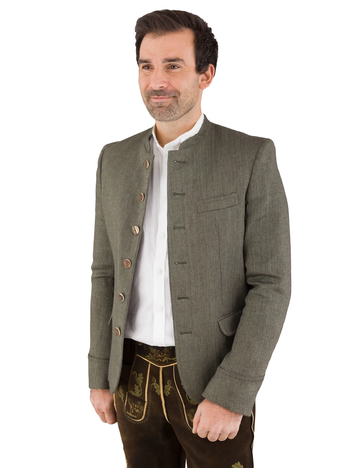 Trachtenjacke Gottseidank Helmut Agave 1 Trachtenjacke Gottseidank Helmut Agave