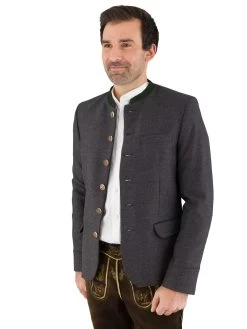 Trachtenjacke Gottseidank Helmut Asphalt