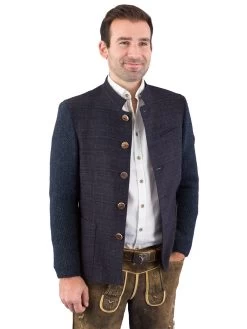 Trachtenjacke Grasegger Amadeus Sa Blau