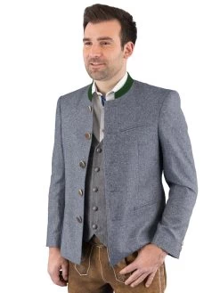 Trachtenjacke Grasegger Poing 1 N -J Blau 044