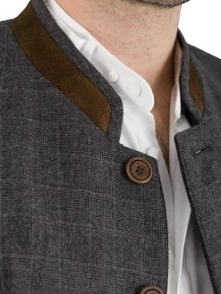 Trachtenjacke Hammerschmid Gustav Grau Gemustert -Trachten Verkauf trachtenjacke hammerschmid gustav grau gemustert4