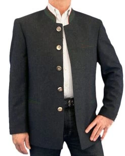 Trachtenjacke Kreuth Schwarz