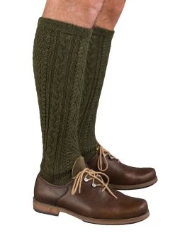 Trachtenkniestrumpf Gottseidank Loisach Bronzegr&uuml;n