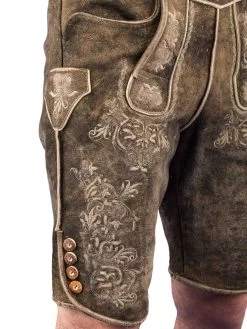 Trachtenlederhose Kurz Maddox Alpspitze Braun-H Antik -Trachten Verkauf trachtenlederhose kurz maddox alpspitze braun h antik farbe braun3