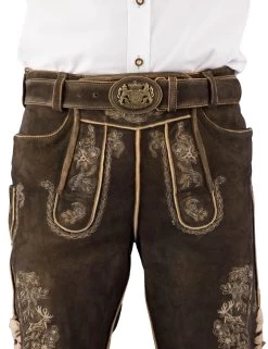 Trachtenlederhose Kurz Maddox Birkensee Wildbock Reut Used -Trachten Verkauf trachtenlederhose kurz maddox birkensee wildbock reut used 15