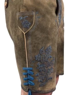 Spieth & Wensky Trachtenlederhose Kurz Spieth & Wensky Degenhard Wurzel/jeans -Trachten Verkauf trachtenlederhose kurz spieth wensky degenhard wurzel jeans3