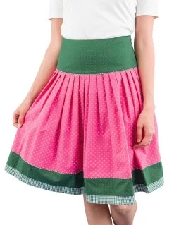 Trachtenrock Berwin & Wolff 47615 Gr&uuml;n Pink 1817