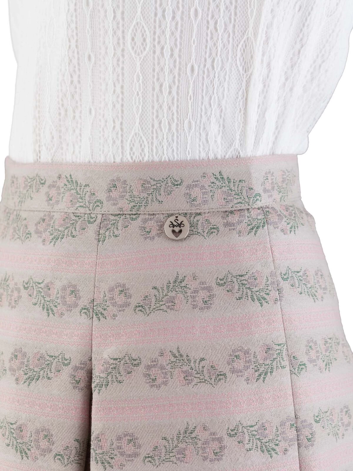 Spieth & Wensky Trachtenrock Spieth & Wensky Toska E Jaquard Beige Rosa 60 Cm 3 Spieth & Wensky Trachtenrock Spieth & Wensky Toska E Jaquard Beige Rosa 60 Cm – Bild 3