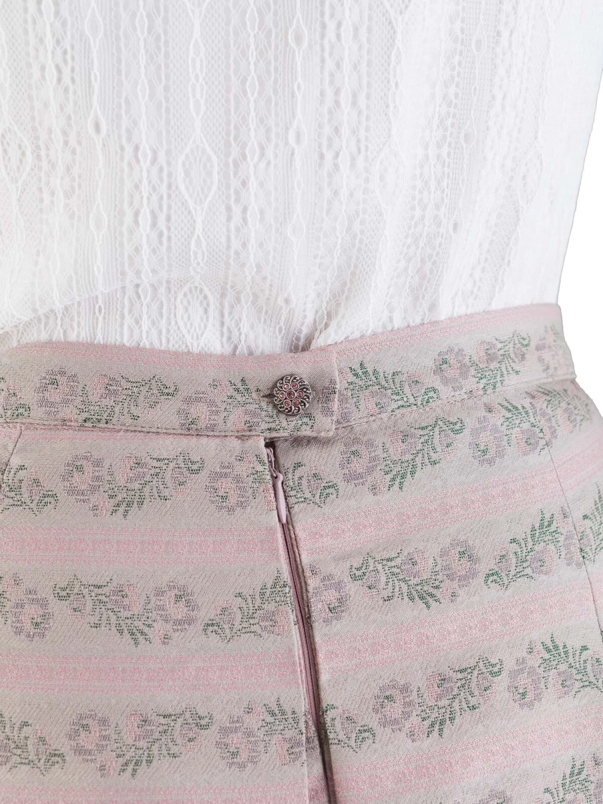 Spieth & Wensky Trachtenrock Spieth & Wensky Toska E Jaquard Beige Rosa 60 Cm 4 Spieth & Wensky Trachtenrock Spieth & Wensky Toska E Jaquard Beige Rosa 60 Cm – Bild 4