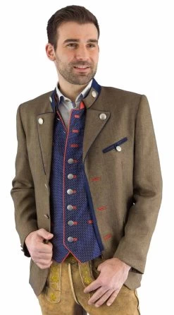 Trachtensakko Alpe Adria Priedr&ouml;f FG Mittelbraun