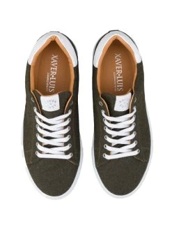 Trachtensneaker Sneaker Xaver Luis 98901 MAX Merino Loden Dunkelgr&uuml;n 799 -Trachten Verkauf trachtensneaker sneak xaver luis 98901 max merino loden dunkelgruen 7994