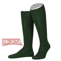 Trachtensocken Lusana Kniestrumpf L340 Tanne