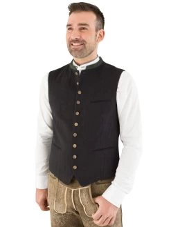 Trachtenweste Gilet Gottseidank Stretch Konstantin A002807 Lakritz 990