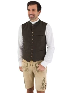 Trachtenweste Gottseidank A003880 Sepia Braun 880 -Trachten Verkauf trachtenweste gottseidank a003880 sepia braun 8803