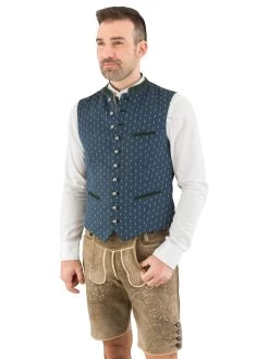 Trachtenweste Gottseidank KonstantinNS A003416 Gastein Blau 685 Gilet -Trachten Verkauf trachtenweste gottseidank konstantinns a003416 gastein blau 685 gilet3