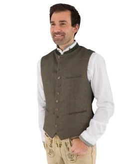 Trachtenweste Gottseidank KonstantinNS Sepia Braun