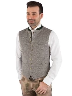 Trachtenweste Stretch Gottseidank KonstantinST Ebenholz