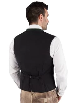 Trachtenweste Stretch Gottseidank KonstantinST Ebenholz -Trachten Verkauf trachtenweste gottseidank konstantinst ebenholz4