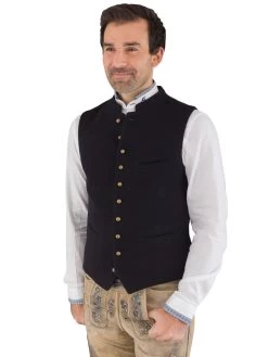 Trachtenweste Gottseidank KonstantinST Schwarzblau