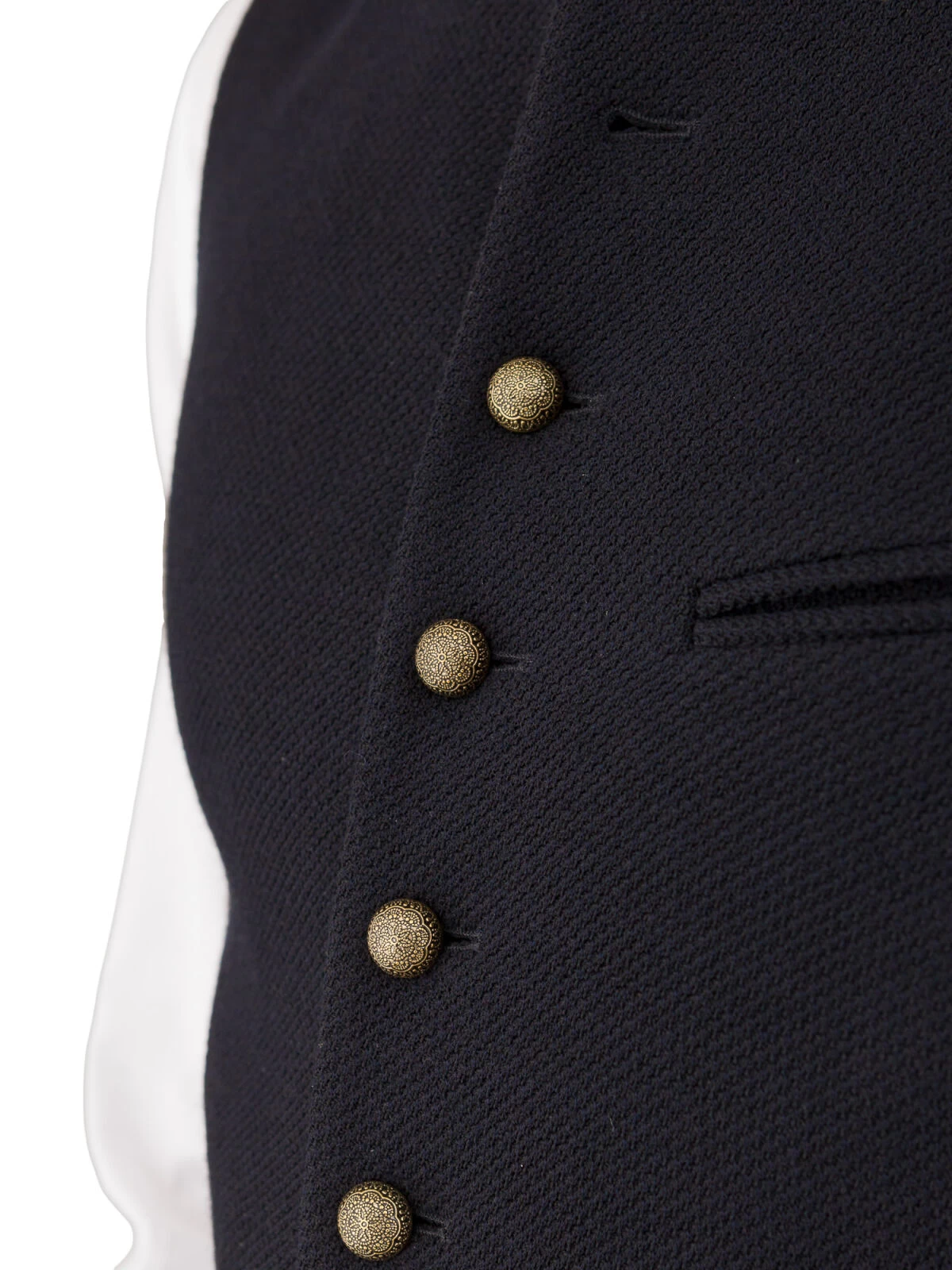 Trachtenweste Gottseidank KonstantinST Schwarzblau 2 Trachtenweste Gottseidank KonstantinST Schwarzblau – Bild 2