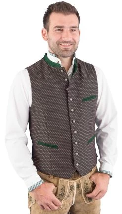 Trachtenweste Gottseidank KonstanZMA 1771-1285 Gr&uuml;n Beere